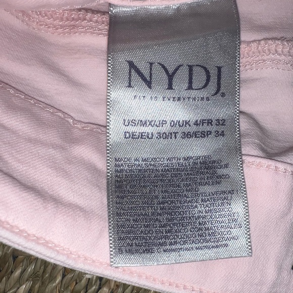 NYDJ Pale Pink Alina Ankle Jeans. - Picture 4 of 4